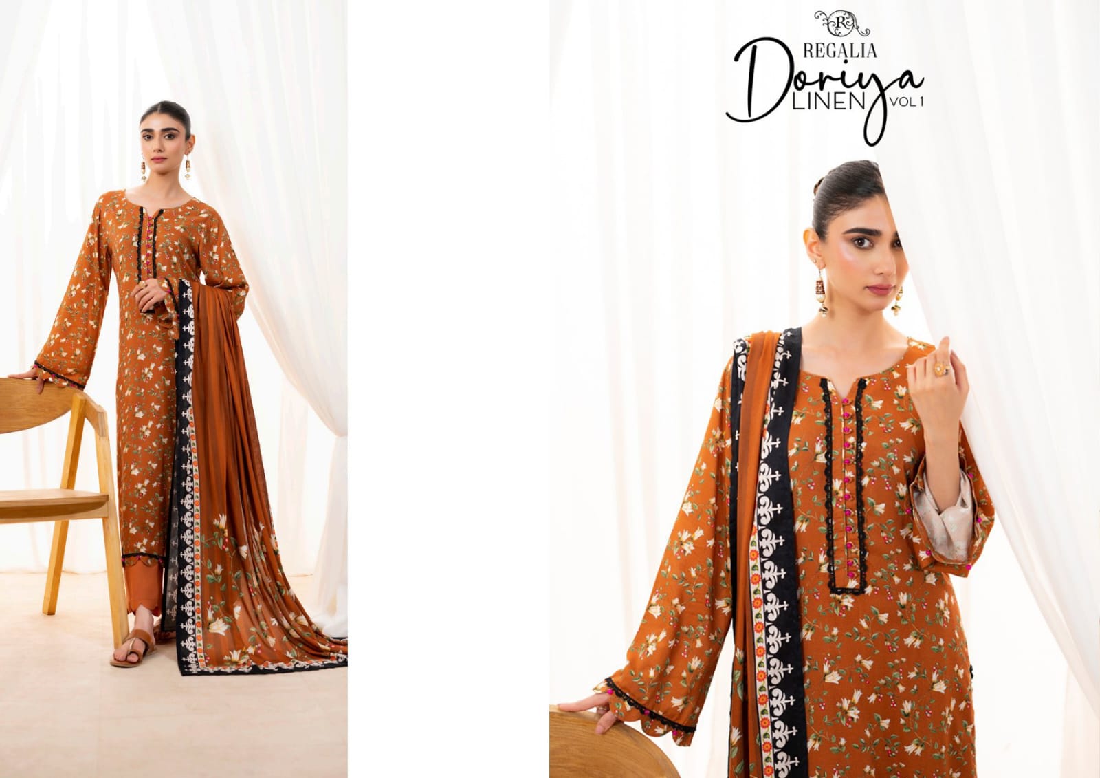 Doriya Linen Vol-1 Collection – Premium Linen Suits | Latest 2025 Catalog