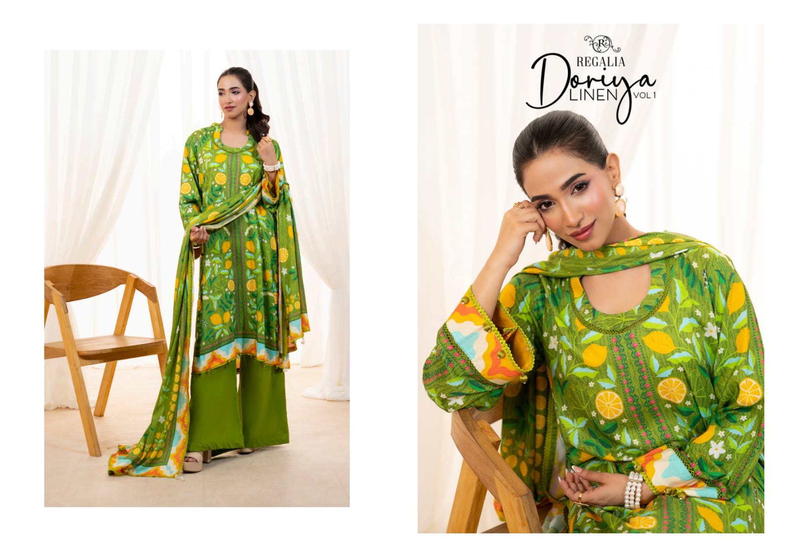 Doriya Linen Vol-1 Collection – Premium Linen Suits | Latest 2025 Catalog