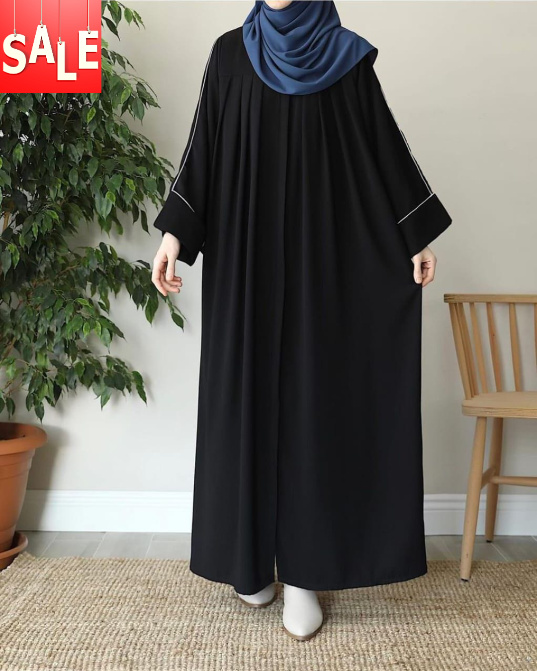 Trendy Abaya With Stoller ⚡ Wool Peach 